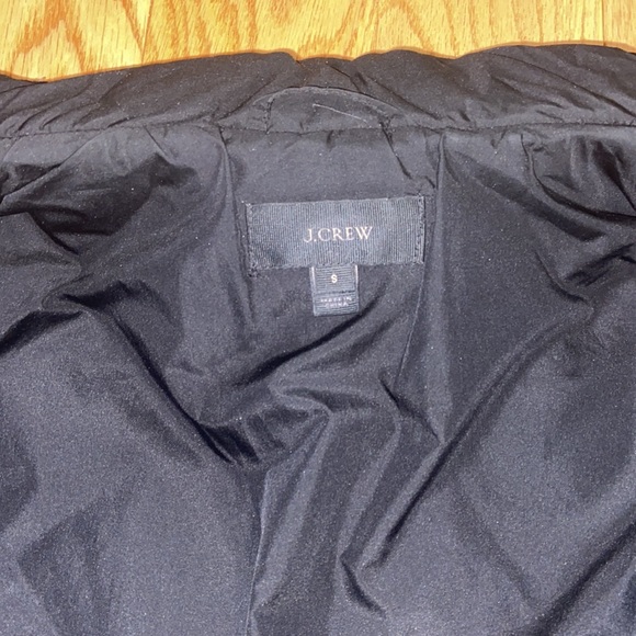 J. Crew Black Quilted Vest - Picture 2 of 3